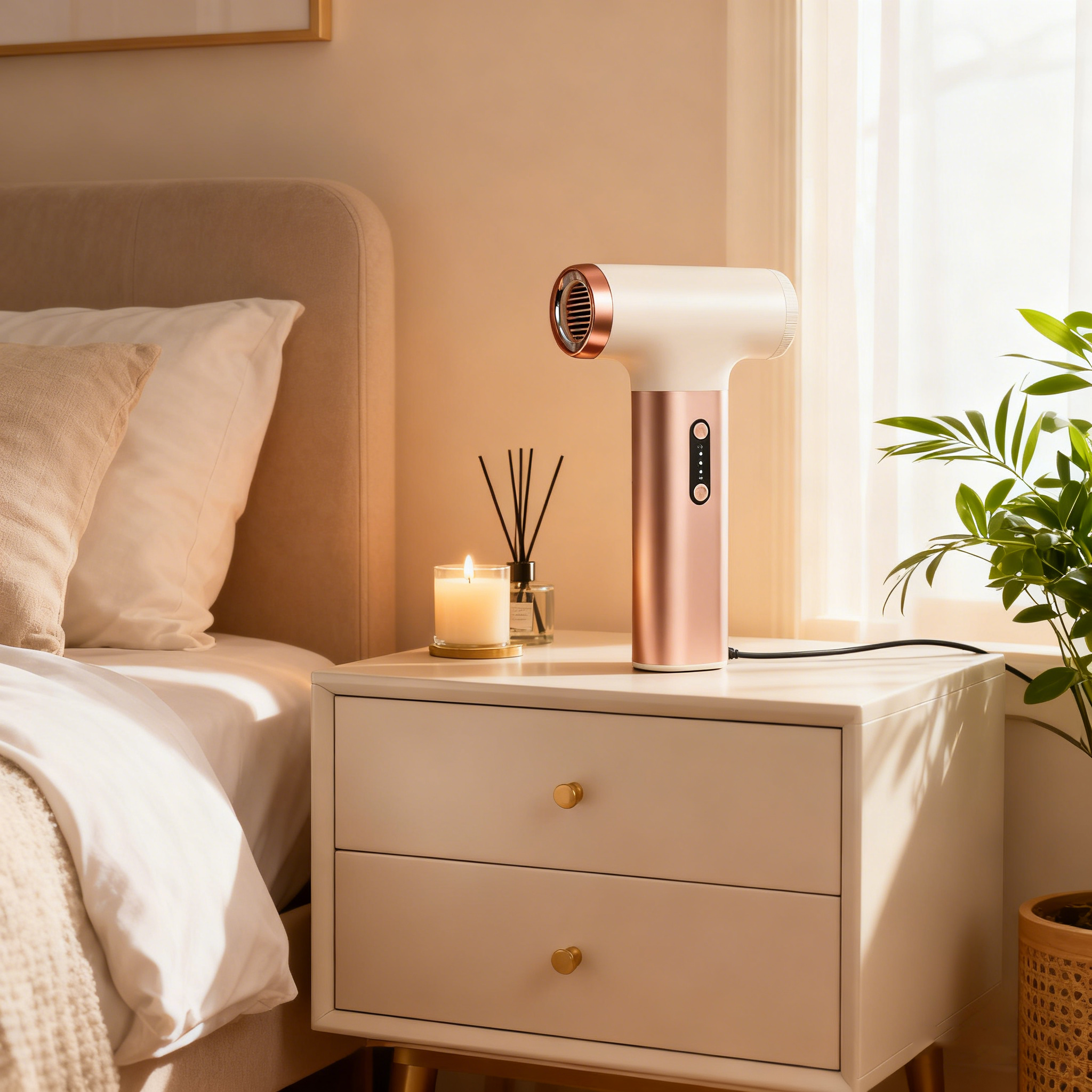 Cordless Mini Hair Dryer – 700W, Brushless Motor