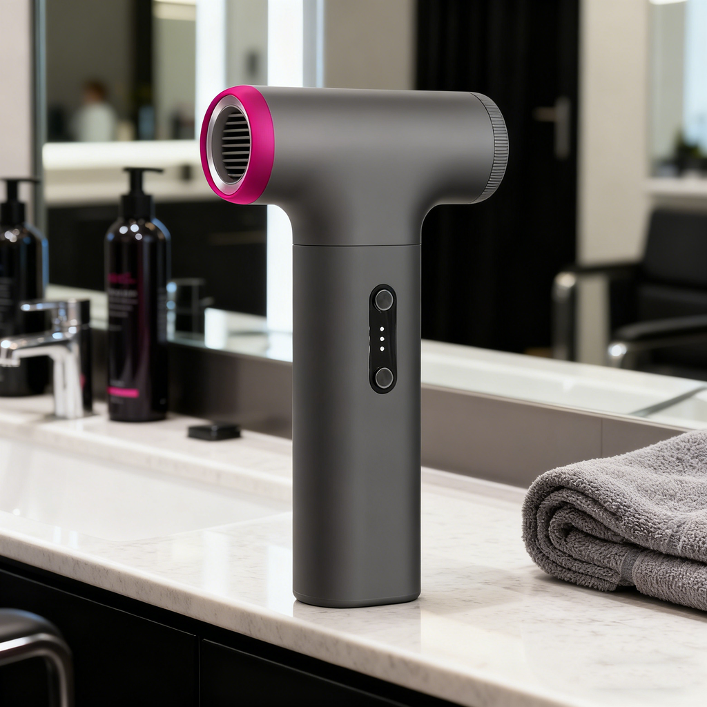 Cordless Mini Hair Dryer – 700W, Brushless Motor