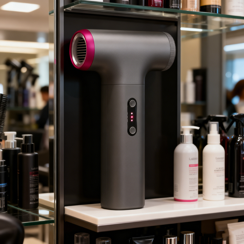 Cordless Mini Hair Dryer – 700W, Brushless Motor