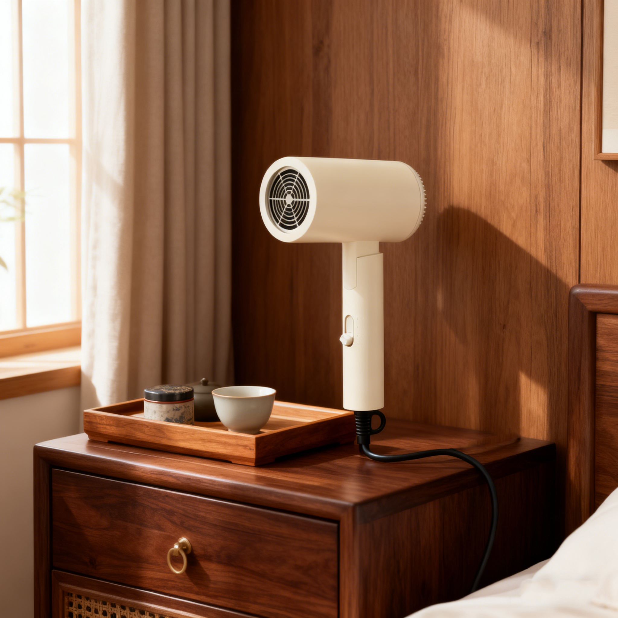 Foldable Hotel Hair Dryer – 1000–1800W, Hot & Cold Air