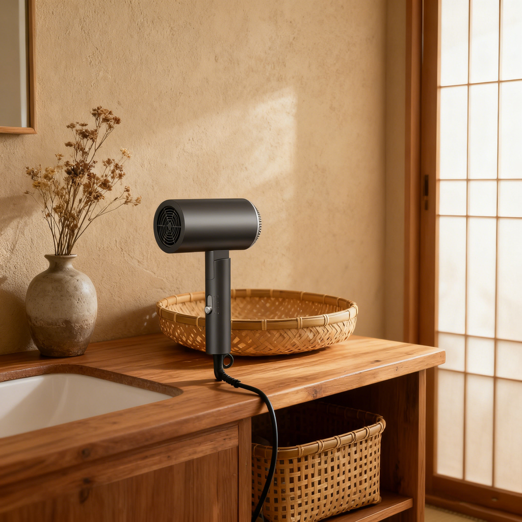 Foldable Hotel Hair Dryer – 1000–1800W, Hot & Cold Air