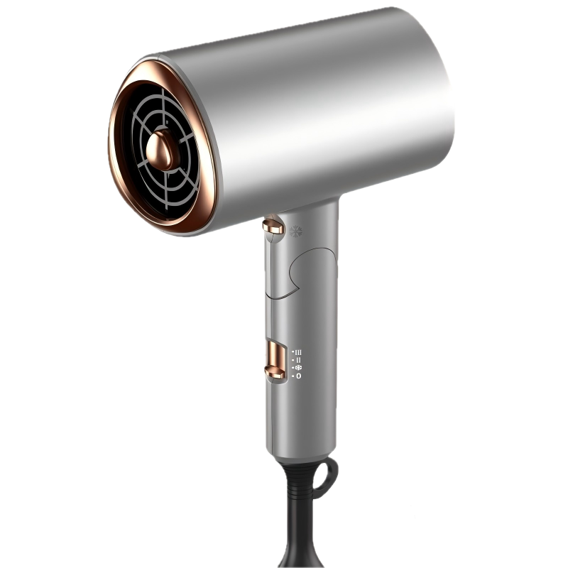 Foldable Ionic Hair Dryer with Blue Light