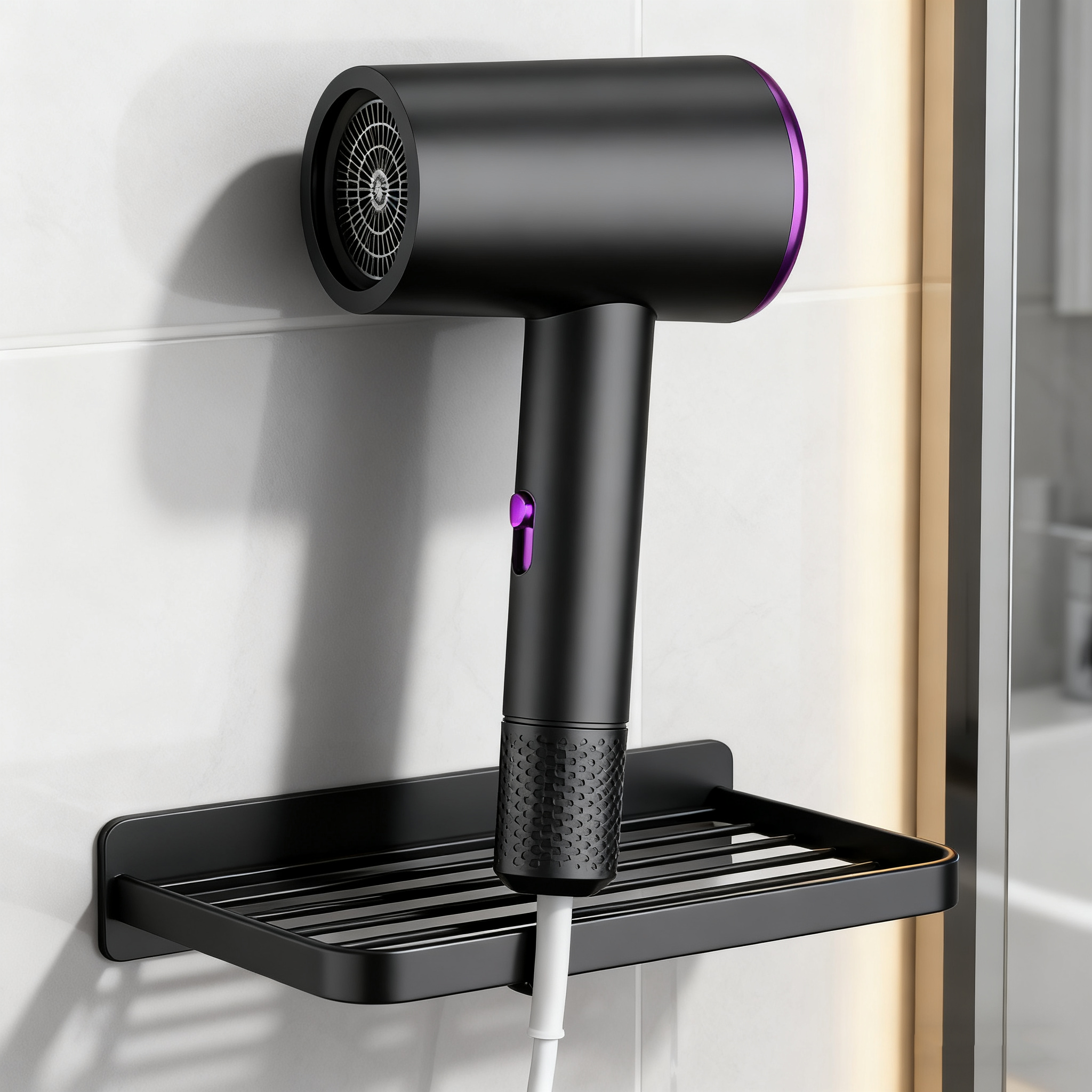 Foldable High-Power Hair Dryer – 2400W, Blue-Light Ionic Care