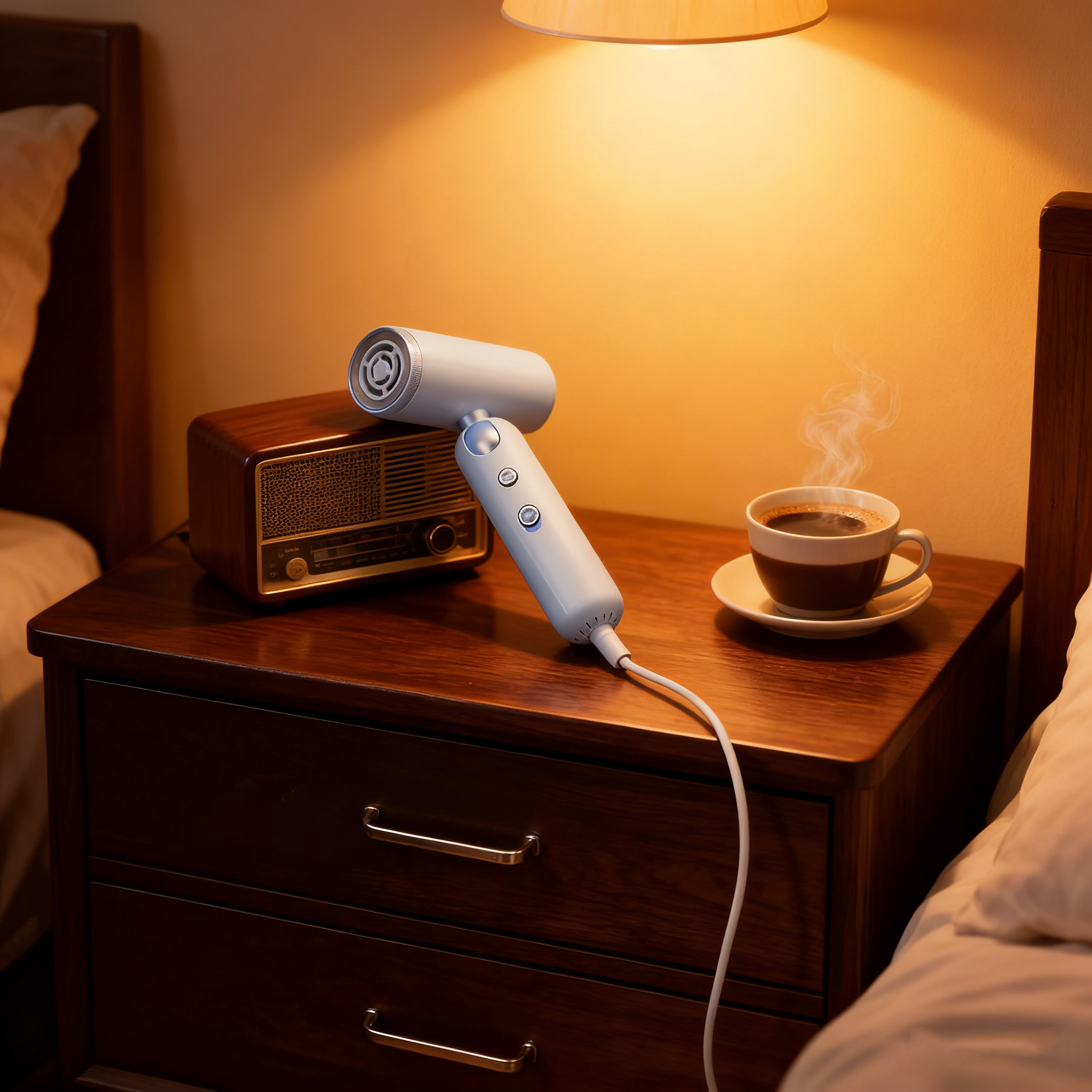 Foldable High-Speed Ionic Hair Dryer – 1000W, 3-Speed