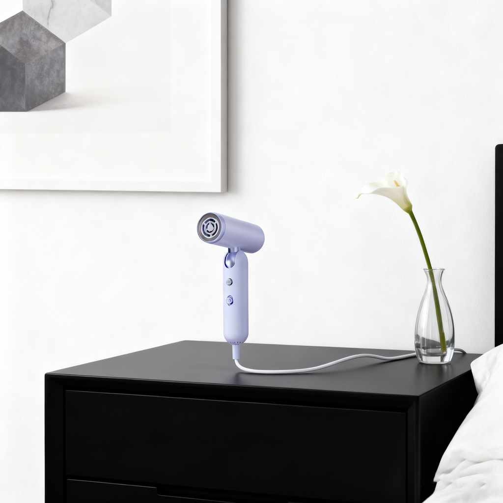 Foldable High-Speed Ionic Hair Dryer – 1000W, 3-Speed