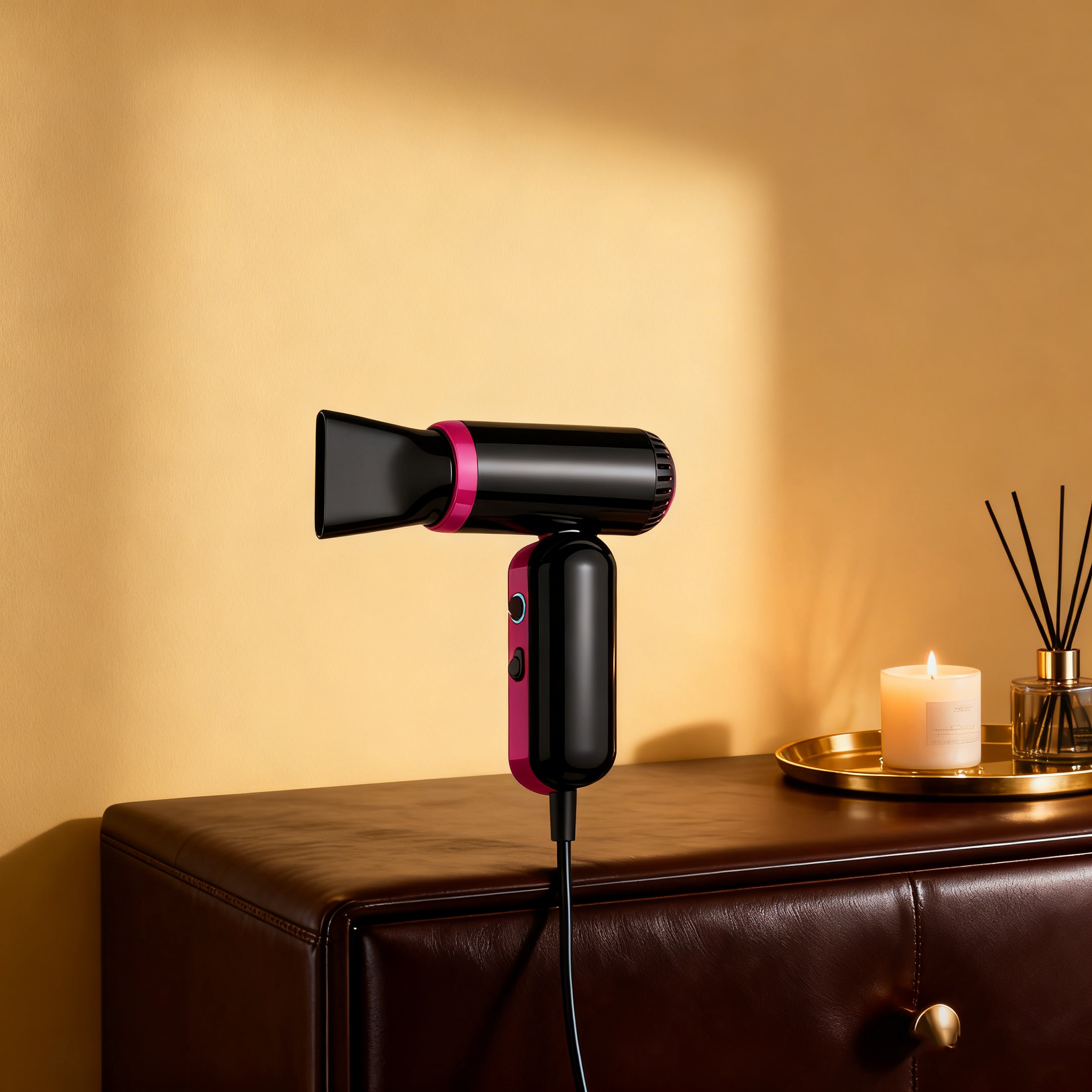 High-Speed Mini Ionic Hair Dryer – 500W, Wired