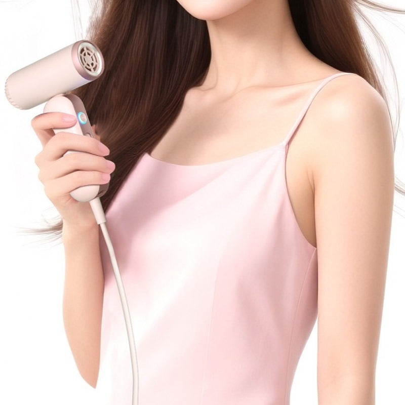 Mini High-Speed Hair Dryer – 1000W, 4-Speed Control