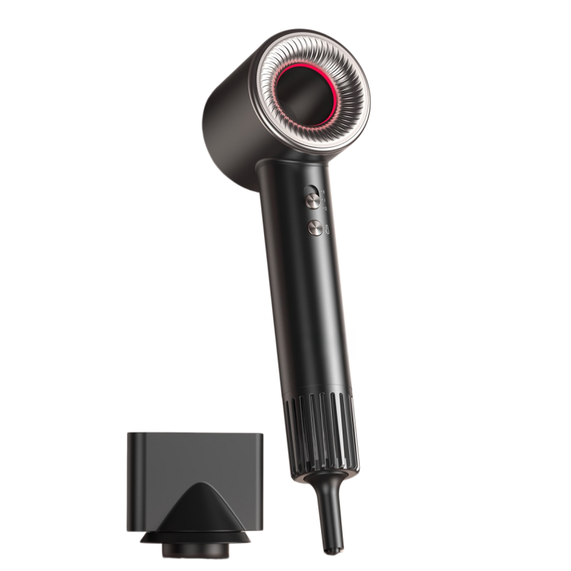 Bladeless Ionic Hair Dryer 1200W High-Speed Airflow