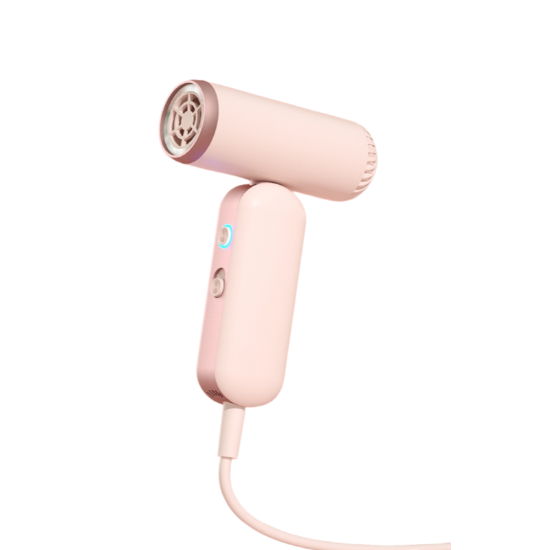 Mini High-Speed Hair Dryer – 1000W, 4-Speed Control